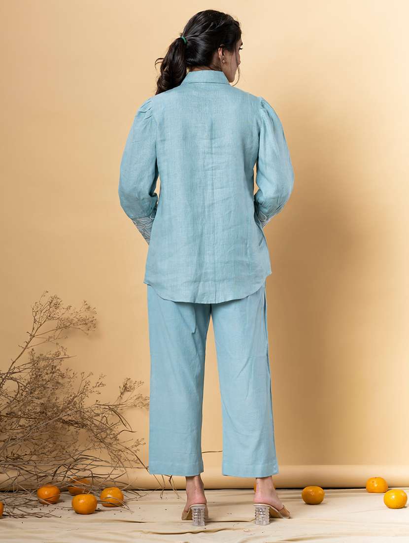 women long sleeve regular fit ethnic co-ord set - 22058641 -  Standard Image - 3