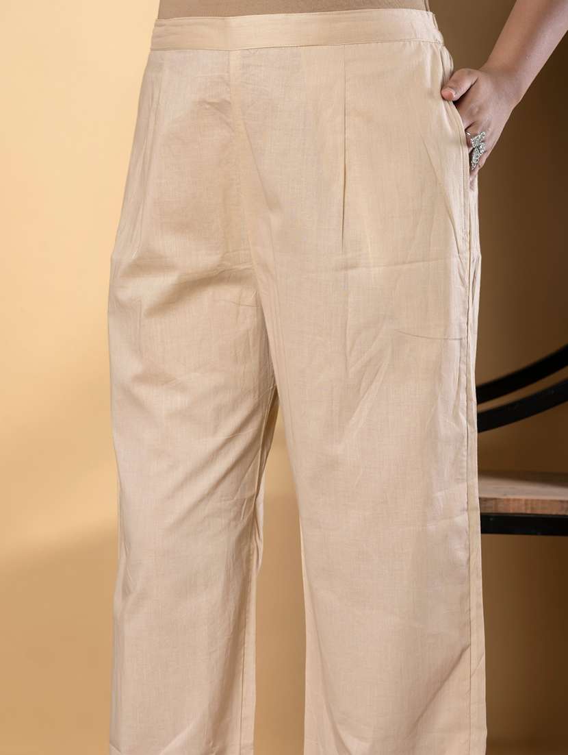 nude cotton coord set - 22058685 - Standard Image - 5
