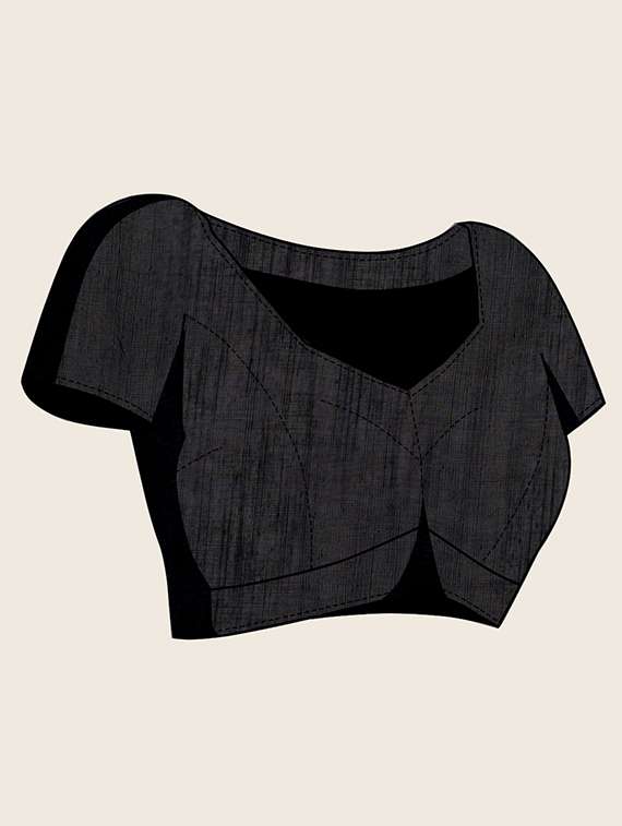 women printed casual wear saree with blouse - 22058791 -  Standard Image - 5