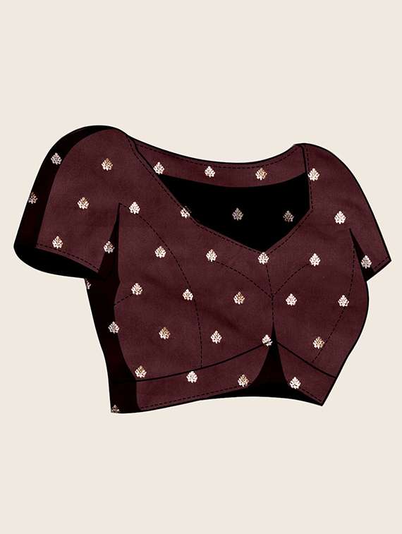 women self design banarasi saree with blouse - 22058806 -  Standard Image - 5