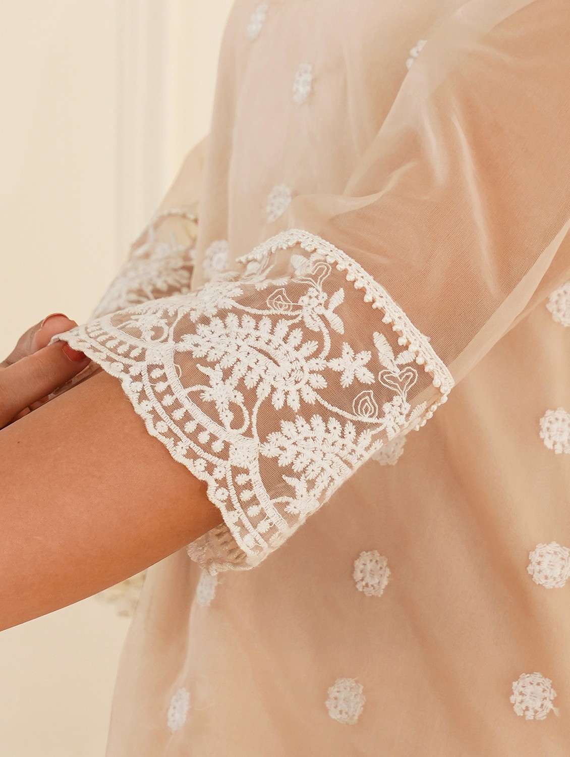 women three quarter sleeve kurta pant set - 22059250 -  Standard Image - 5