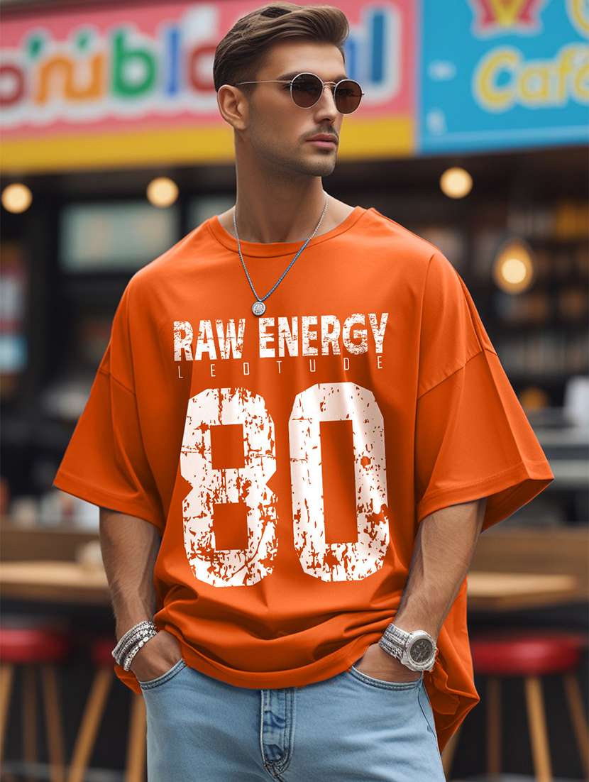 men printed short sleeve oversized fit shirt - 22059292 -  Zoom Image - 0