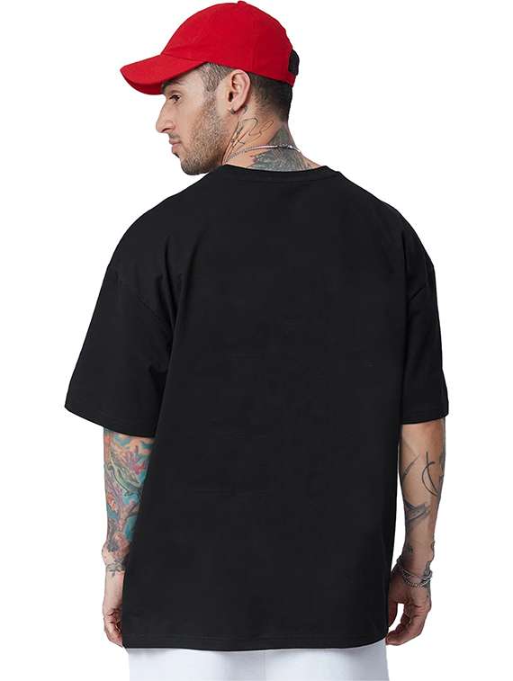 men pack of 2 printed short sleeve oversized fit t-shirt - 22059354 - Standard Image - 3