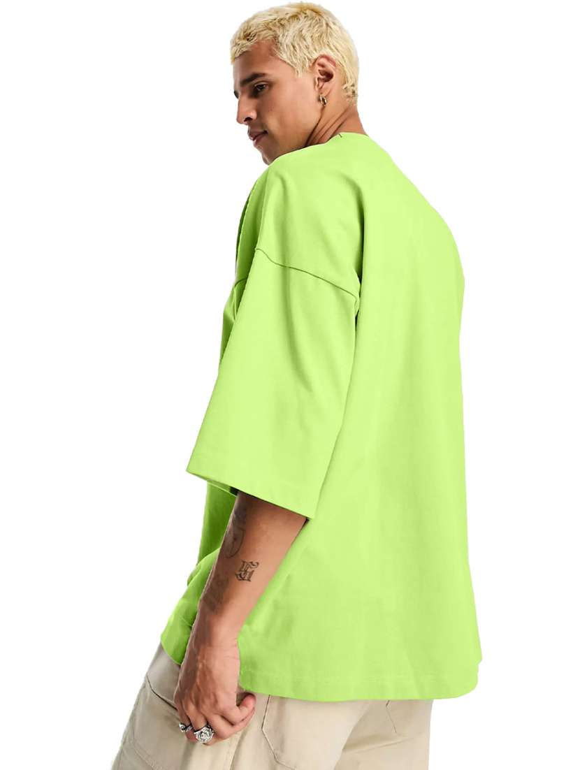 men pack of 2 printed short sleeve oversized fit t-shirt - 22059356 - Standard Image - 3