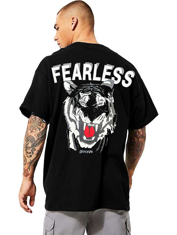 men pack of 2 printed short sleeve oversized fit t-shirt - 22059361 - Standard Image - 3