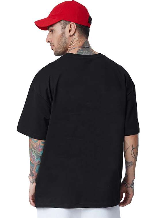 men pack of 2 printed short sleeve oversized fit t-shirt - 22059364 -  Standard Image - 3