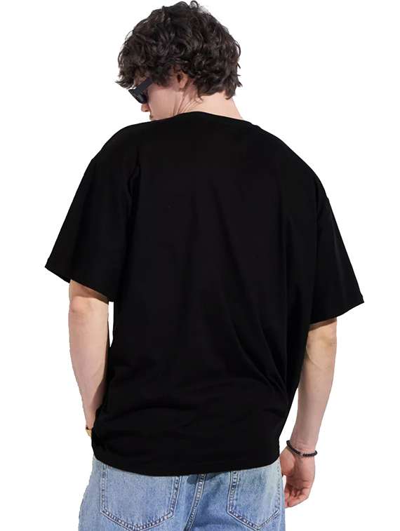 men pack of 2 printed short sleeve oversized fit t-shirt - 22059371 - Standard Image - 3