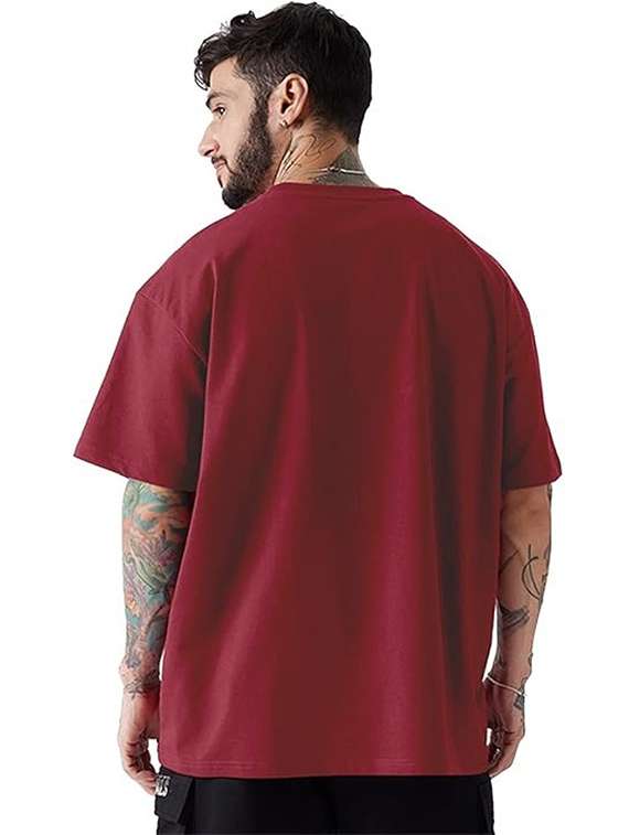men pack of 2 printed short sleeve oversized fit t-shirt - 22059383 - Standard Image - 3
