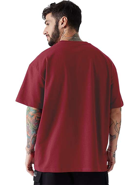 men pack of 2 printed short sleeve oversized fit t-shirt - 22059384 - Standard Image - 3