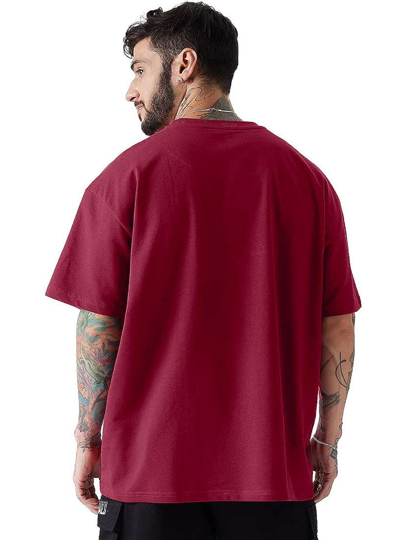 men pack of 2 printed short sleeve oversized fit t-shirt - 22059386 -  Standard Image - 3