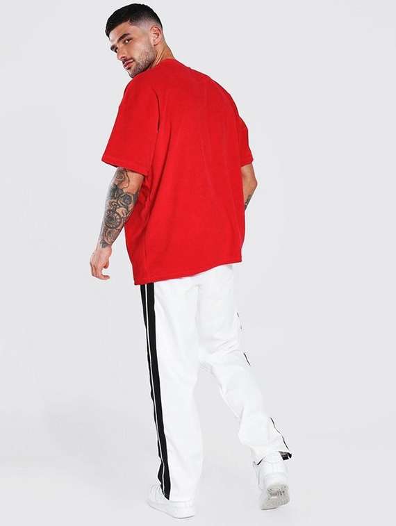 men pack of 2 printed short sleeve oversized fit t-shirt - 22059396 - Standard Image - 3