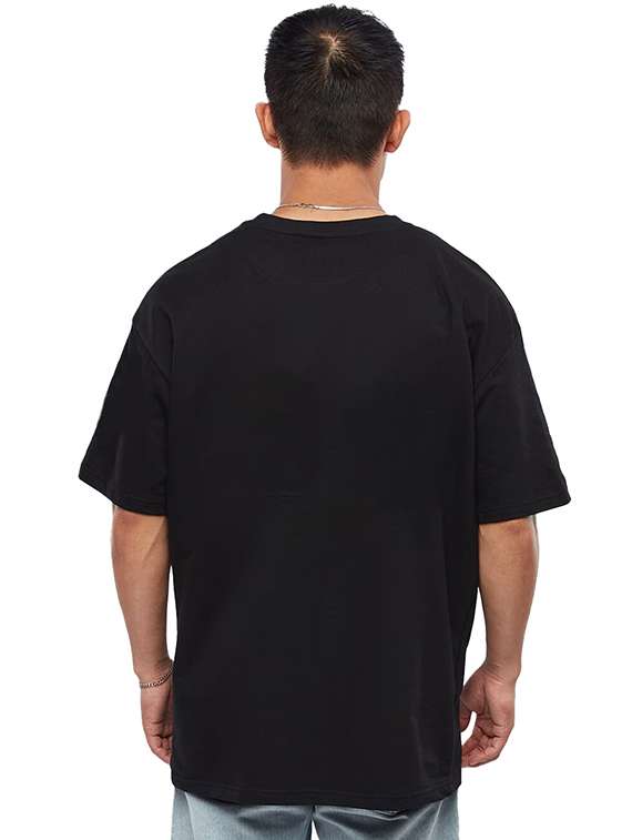 men pack of 2 printed short sleeve oversized fit t-shirt - 22059397 - Standard Image - 3