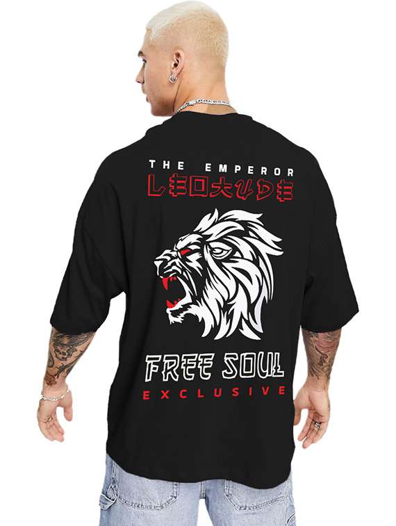 men pack of 2 printed short sleeve oversized fit t-shirt - 22059409 - Standard Image - 3