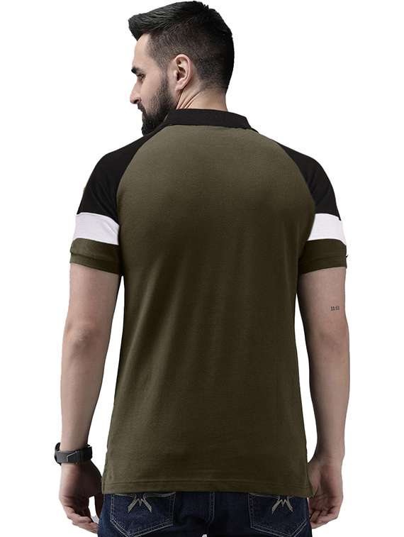 men pack of 2 printed short sleeve regular fit polo t-shirt - 22059421 - Standard Image - 3