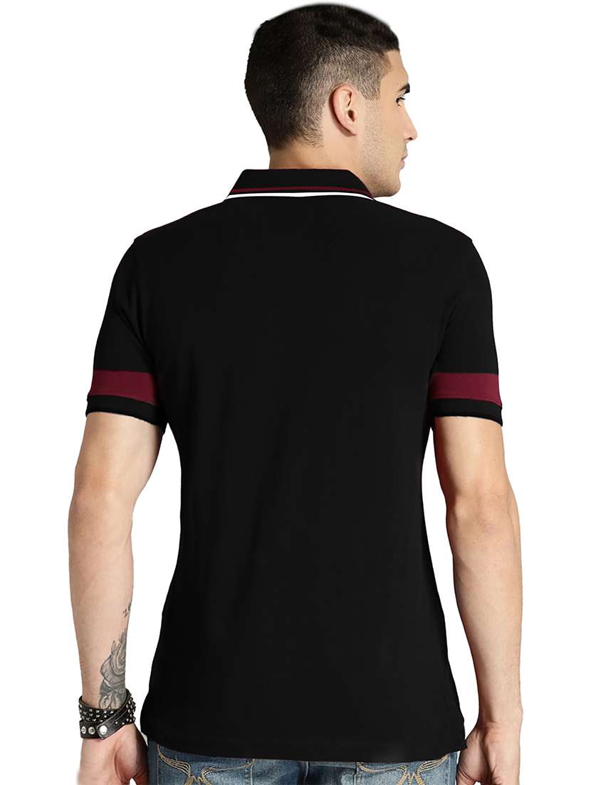 men pack of 2 printed short sleeve regular fit polo t-shirt - 22059433 - Standard Image - 3