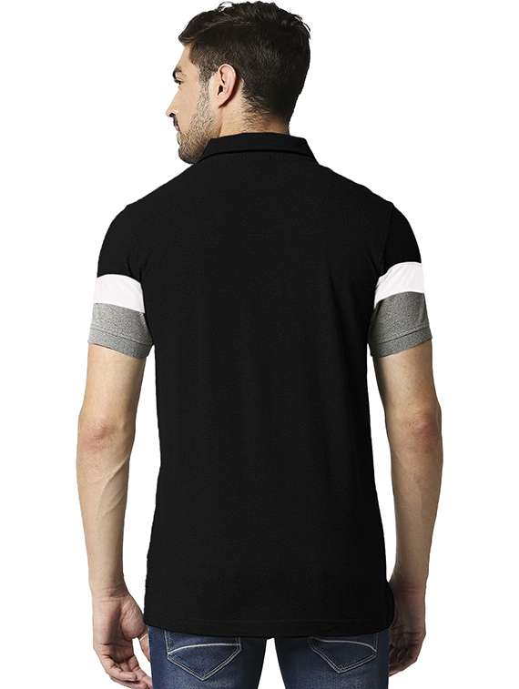 men pack of 2 printed short sleeve regular fit polo t-shirt - 22059439 - Standard Image - 3