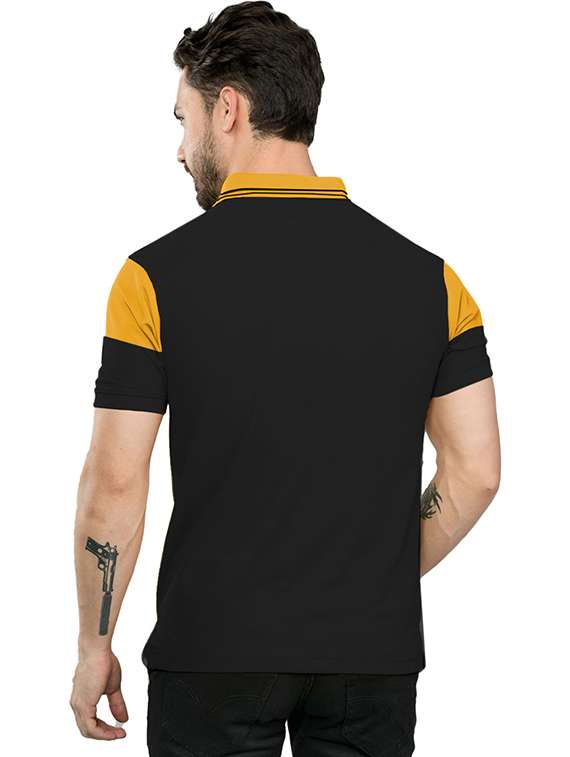 men pack of 2 printed short sleeve regular fit polo t-shirt - 22059453 - Standard Image - 3