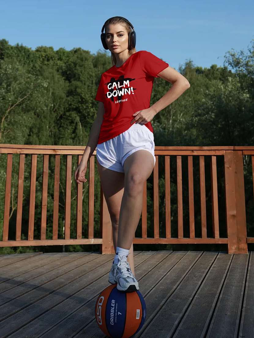 women printed short sleeve regular fit t-shirt - 22059481 -  Standard Image - 3