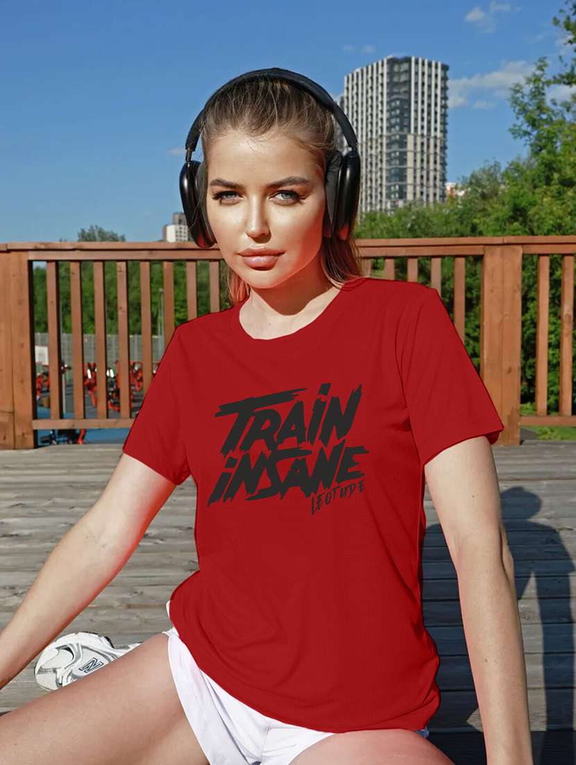 women printed short sleeve regular fit t-shirt