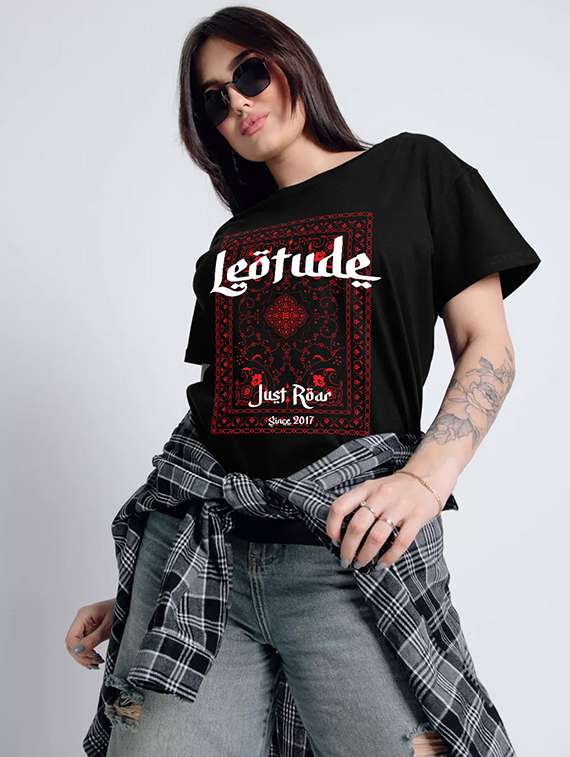 multi colored cotton blend oversized tshirt - 22059609 -  Standard Image - 3