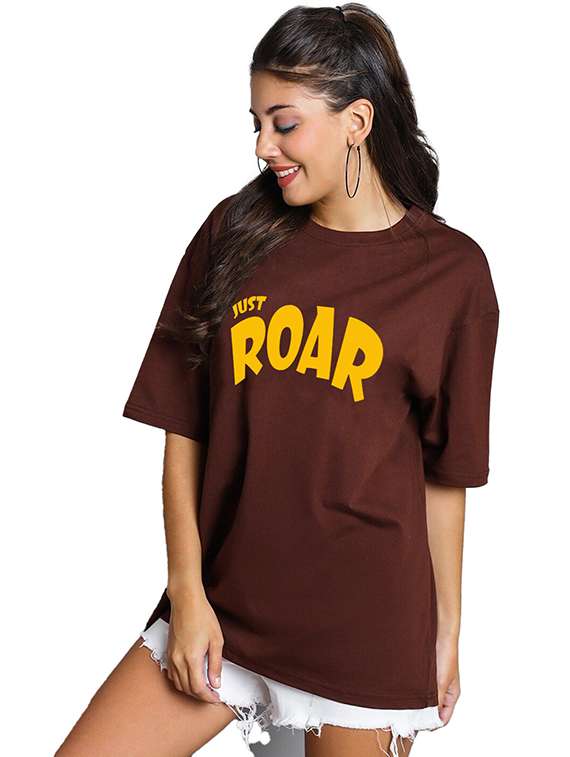 women pack of 2 printed short sleeve oversized t-shirt - 22059651 -  Standard Image - 5