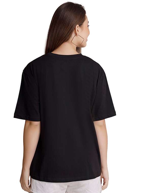 women pack of 2 printed short sleeve oversized t-shirt - 22059675 -  Standard Image - 3