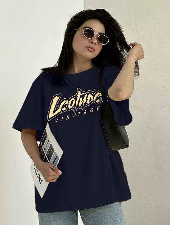 women pack of 2 printed short sleeve oversized t-shirt - 22059676 -  Standard Image - 3