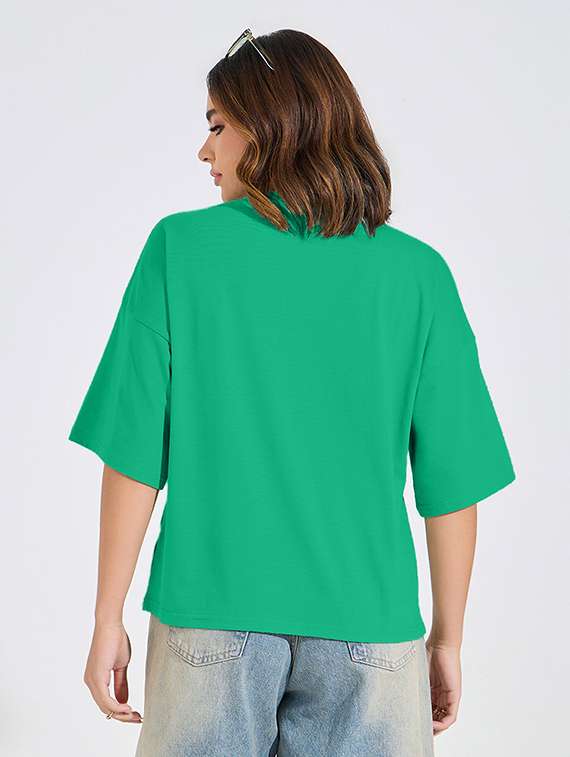 women pack of 2 printed short sleeve oversized t-shirt - 22059699 -  Standard Image - 5