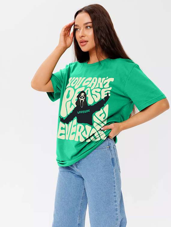 women pack of 2 printed short sleeve oversized t-shirt - 22059714 -  Standard Image - 3