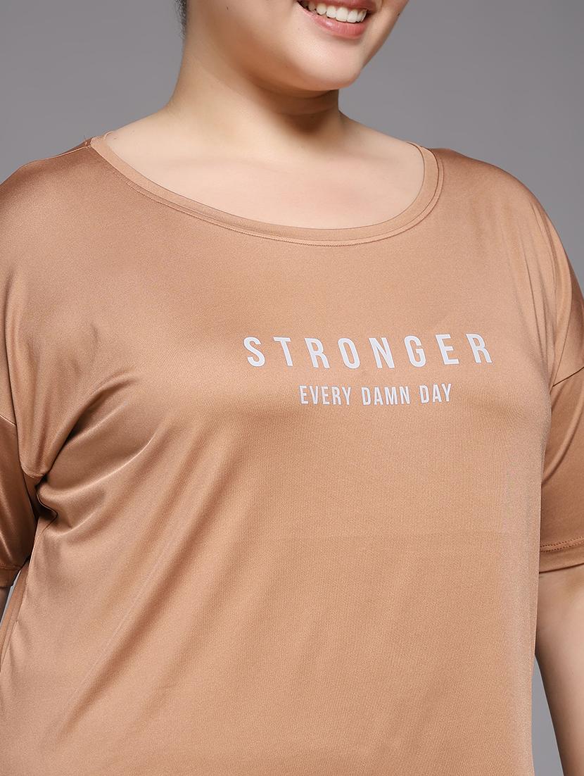 women plus size printed dri-fit sports t-shirt - 22060144 - Standard Image - 5
