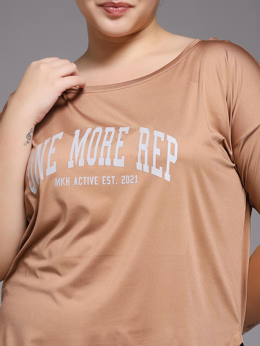 women plus size printed dri-fit sports t-shirt - 22060145 - Standard Image - 5