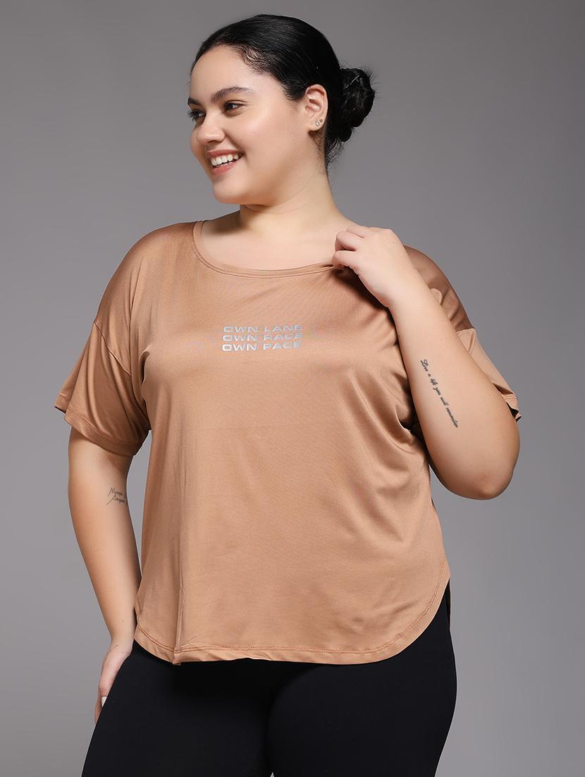women plus size printed dri-fit sports t-shirt - 22060149 - Zoom Image - 0
