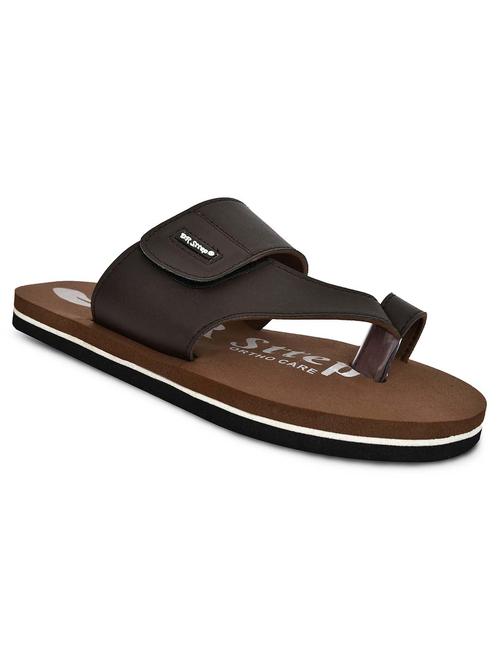 men black slip on flip flop - 22060240 - Standard Image - 0
