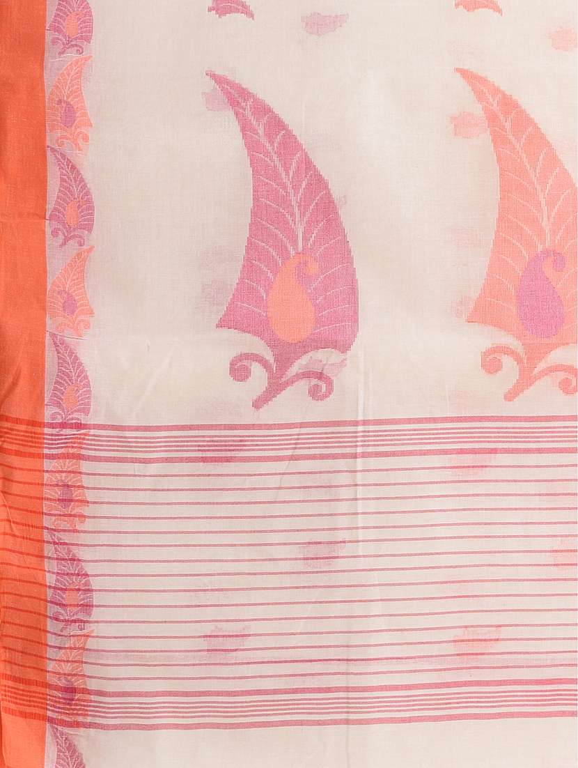 women self design tant saree - 22060635 -  Standard Image - 5