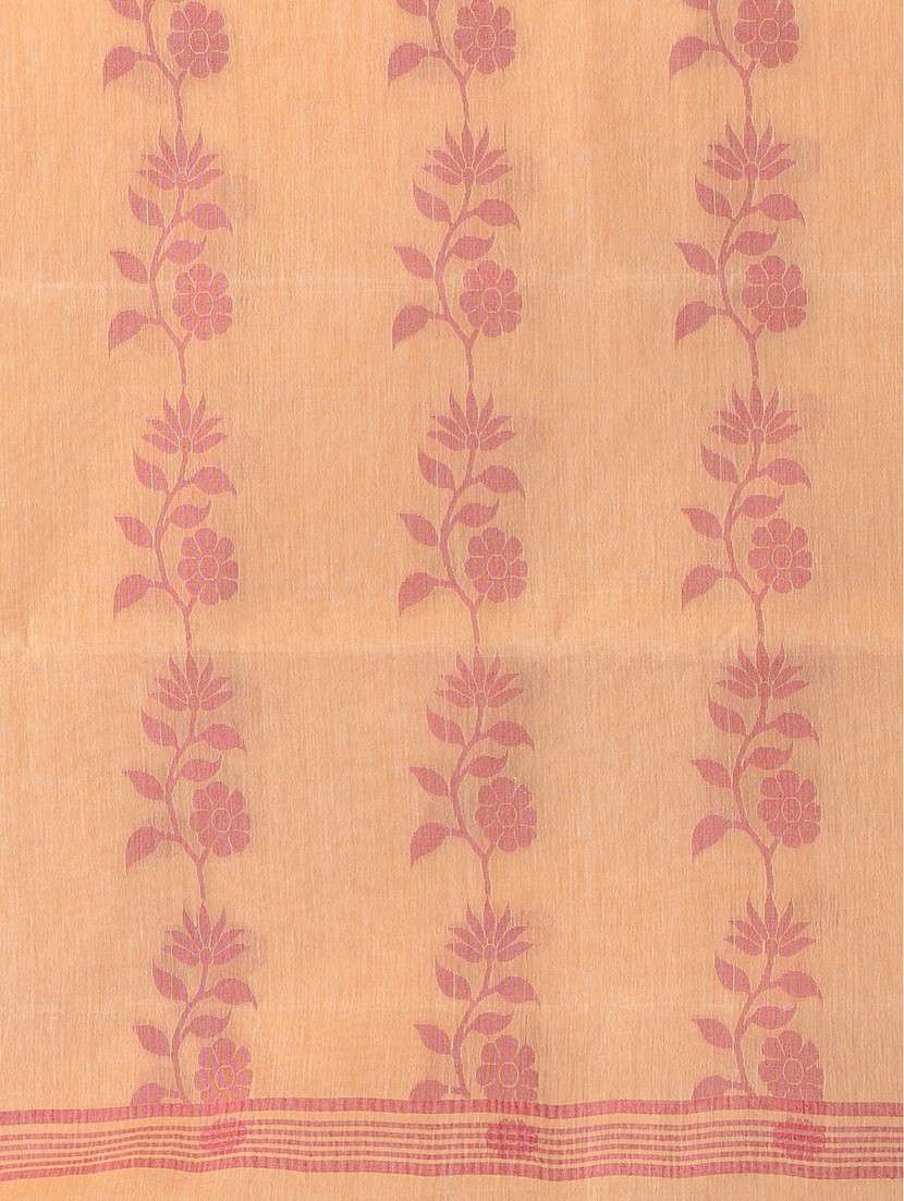 women self design tant saree - 22060638 -  Standard Image - 5