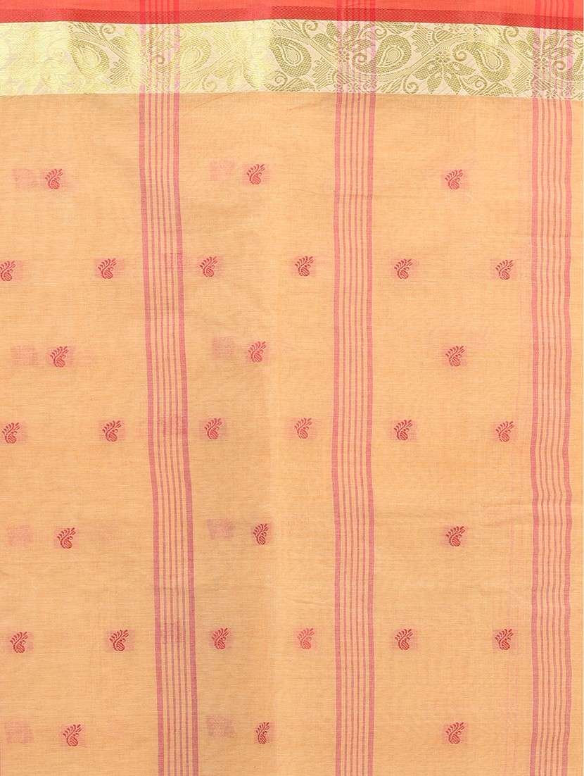 women self design tant saree - 22060651 -  Standard Image - 5