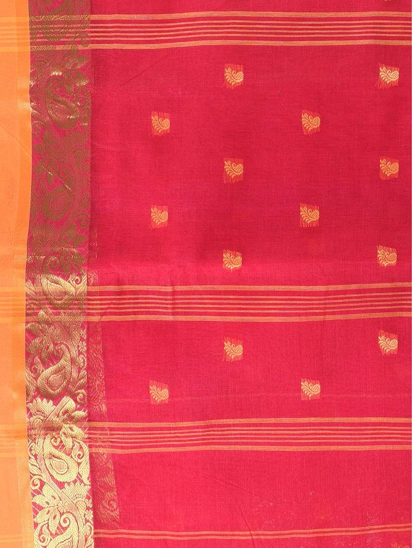 women self design tant saree - 22060652 -  Standard Image - 5