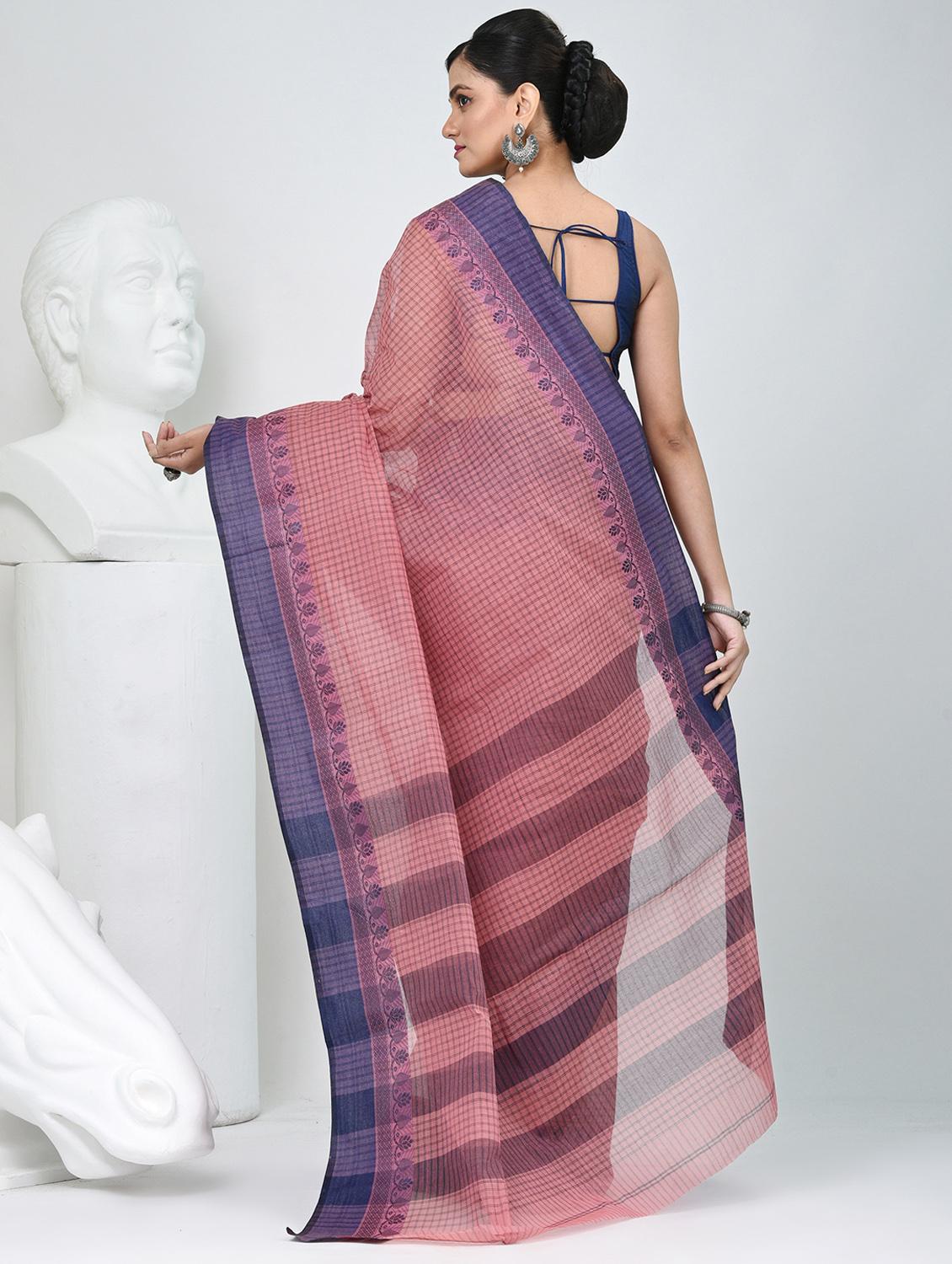 women self design tant saree - 22060660 - Standard Image - 3