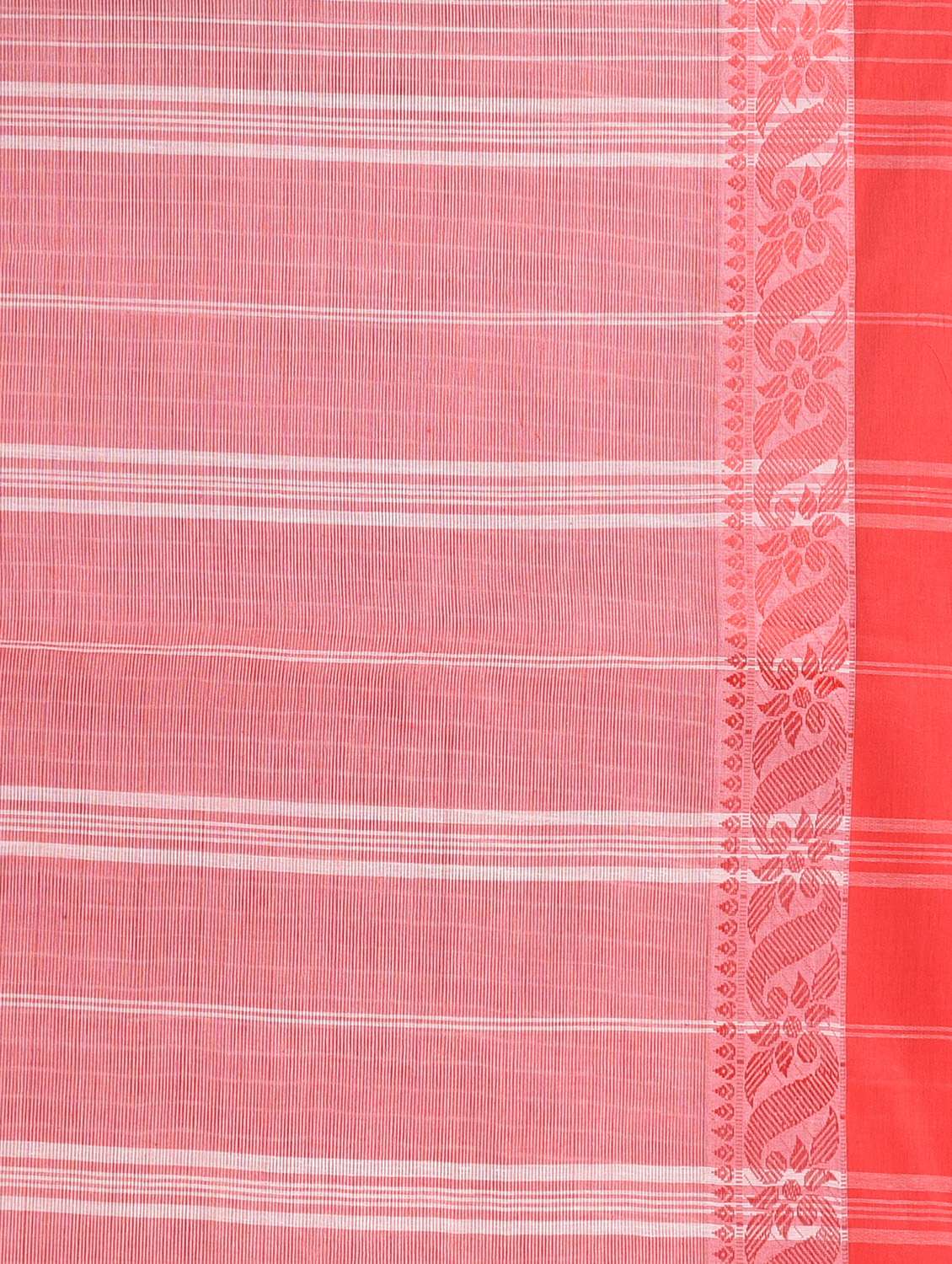 women striped tant saree - 22060664 - Standard Image - 5