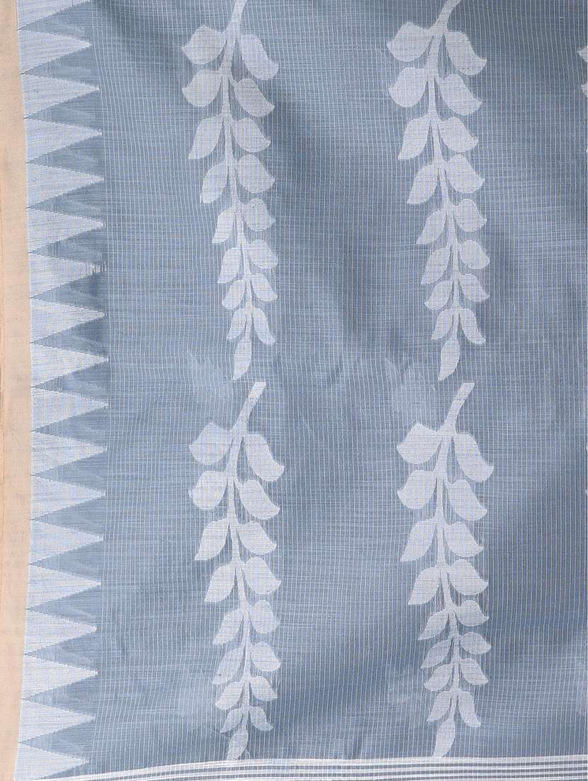 women self design handloom saree with blouse - 22060680 -  Standard Image - 5