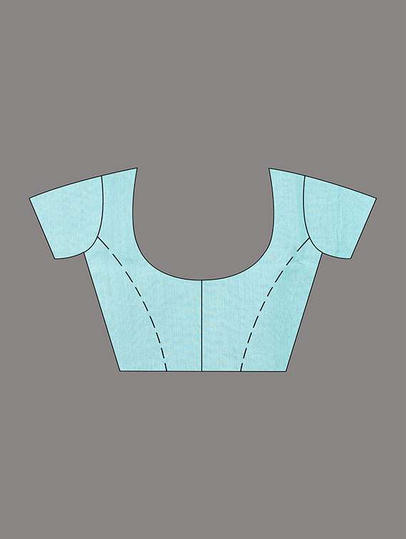 women striped handloom saree with blouse - 22060683 -  Standard Image - 5