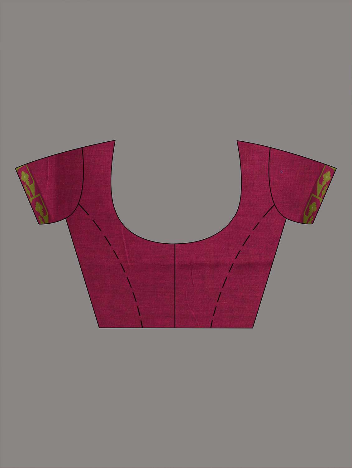 Women Self Design Handloom Saree With Blouse - 22060705 -  Standard Image - 5