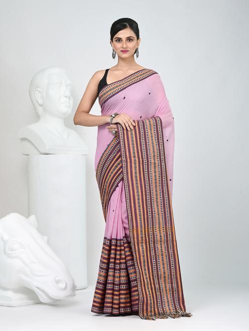 women self design handloom saree with blouse - 22060775 -  Standard Image - 0