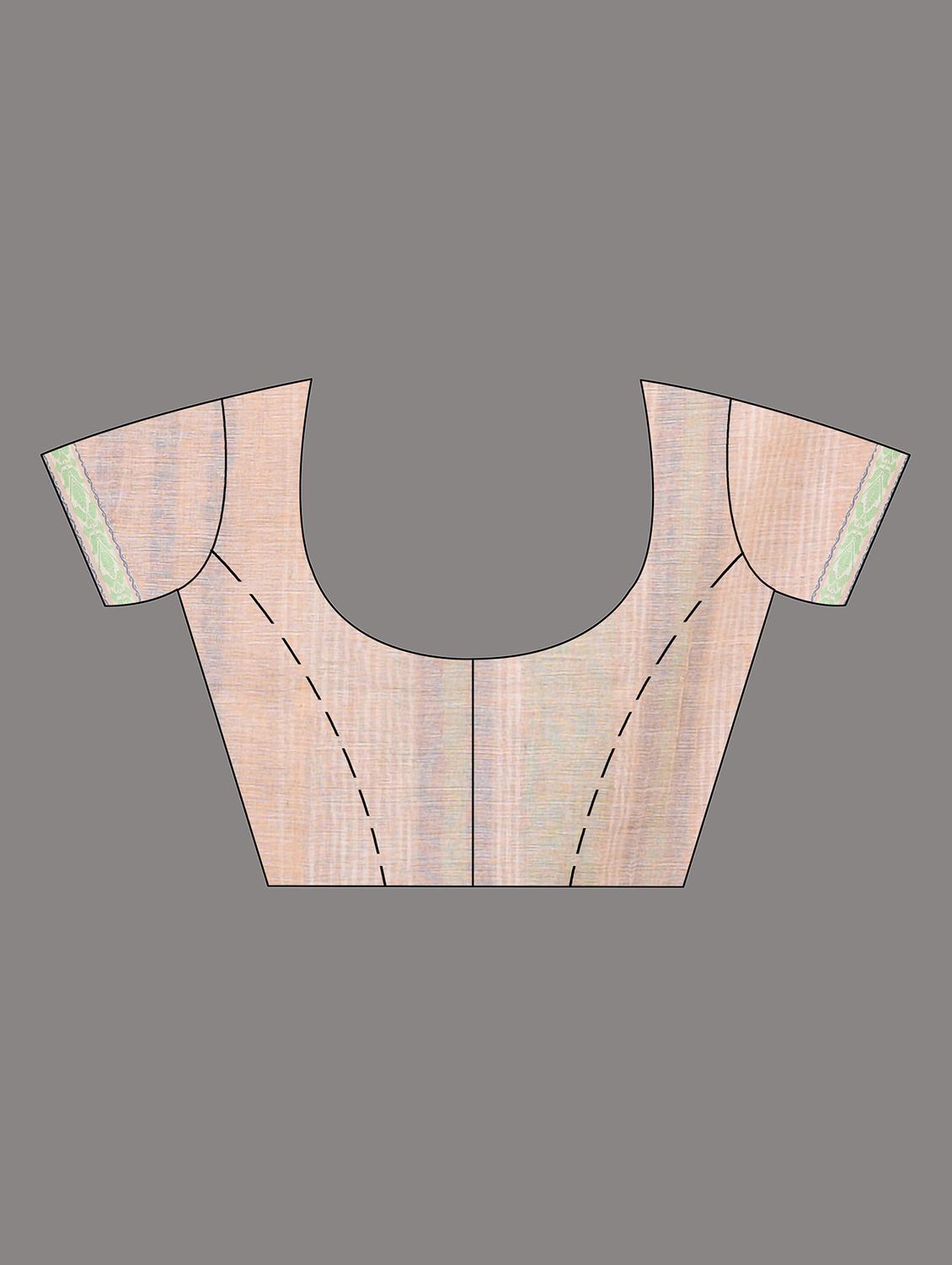 women self design handloom saree with blouse - 22060779 - Standard Image - 5