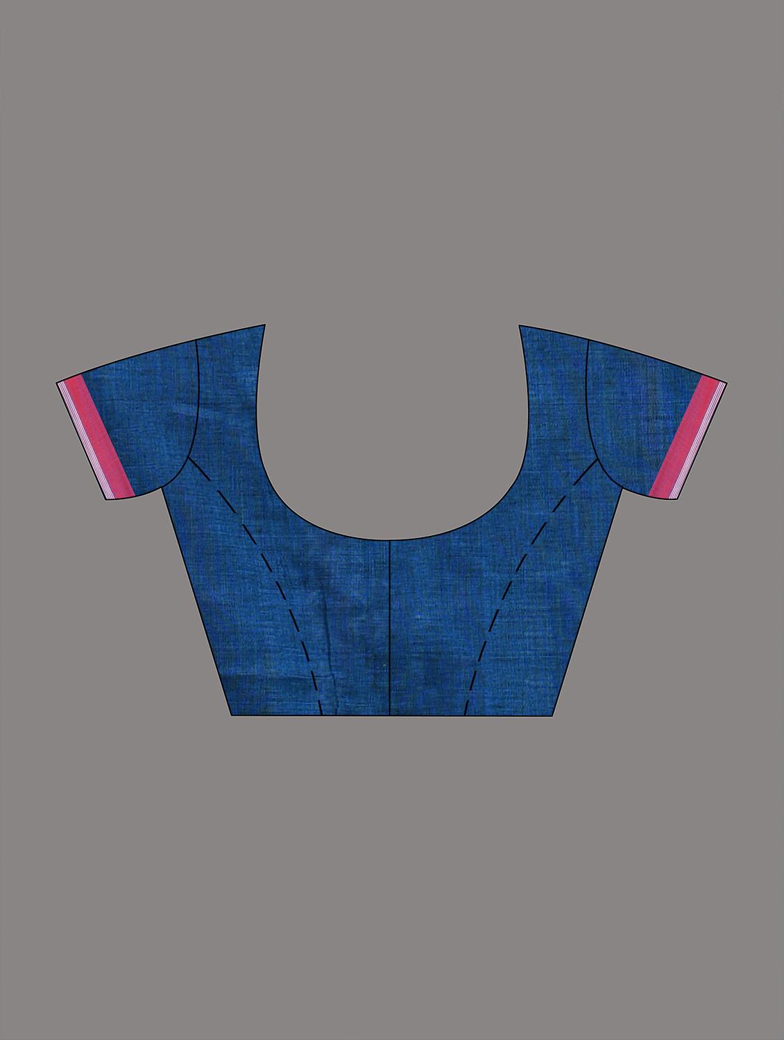 women self design handloom saree with blouse - 22060783 - Standard Image - 5