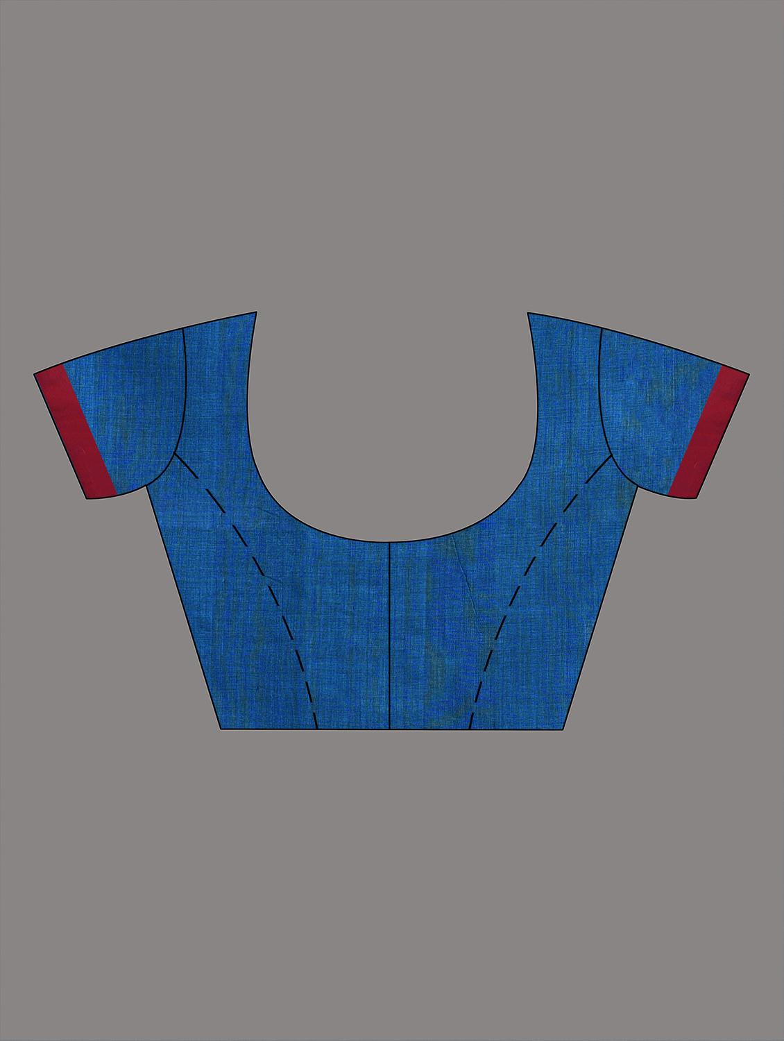 women self design handloom saree with blouse - 22060790 - Standard Image - 5