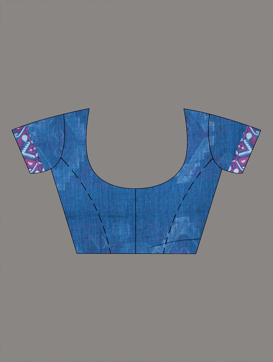 women self design handloom saree with blouse - 22060817 -  Standard Image - 5