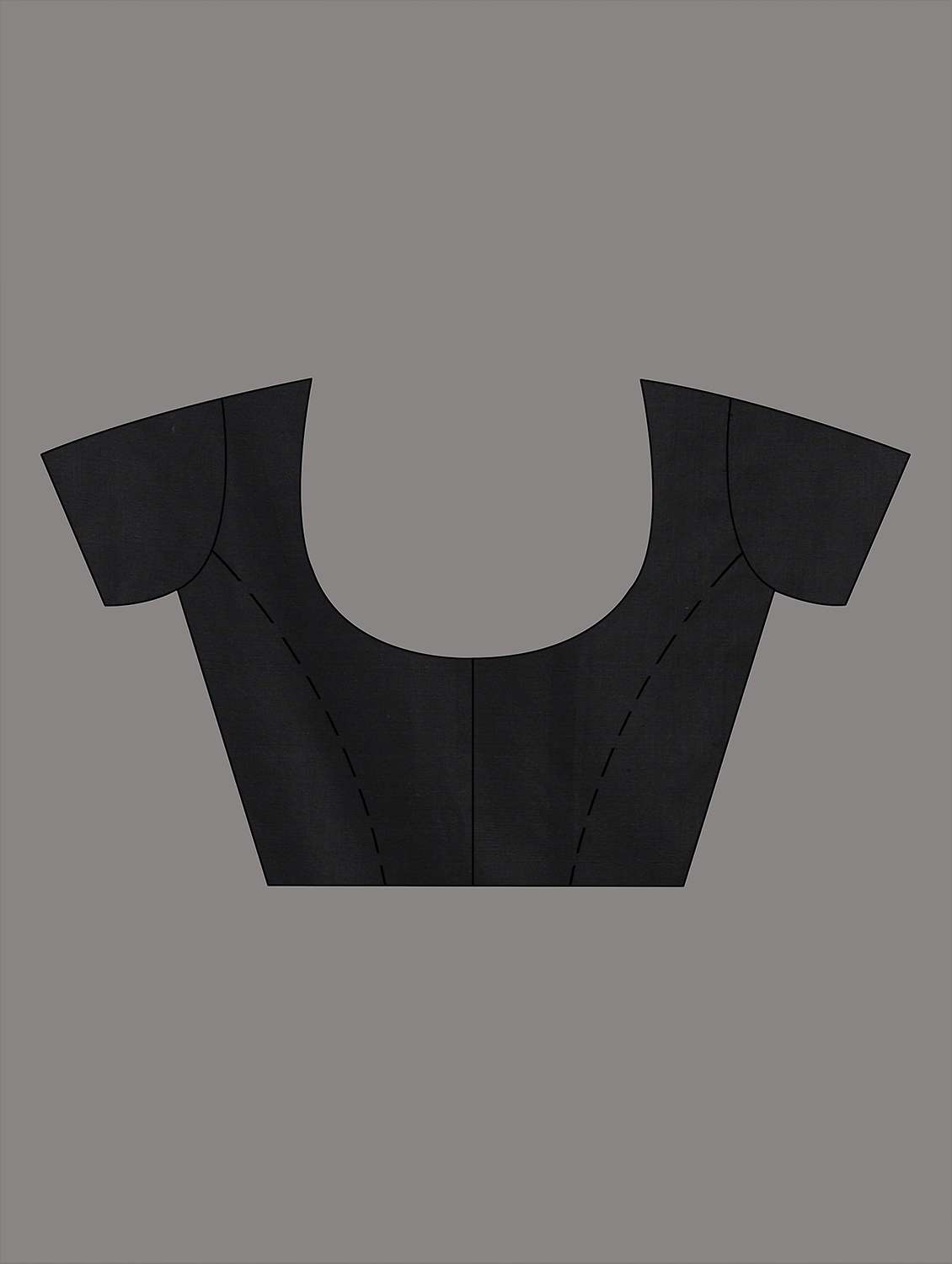 women solid with work handloom saree with blouse - 22060831 -  Standard Image - 5