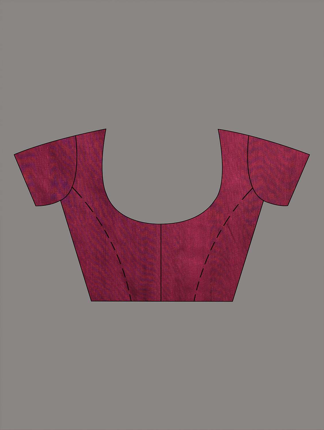 women solid with work handloom saree with blouse - 22060833 -  Standard Image - 5