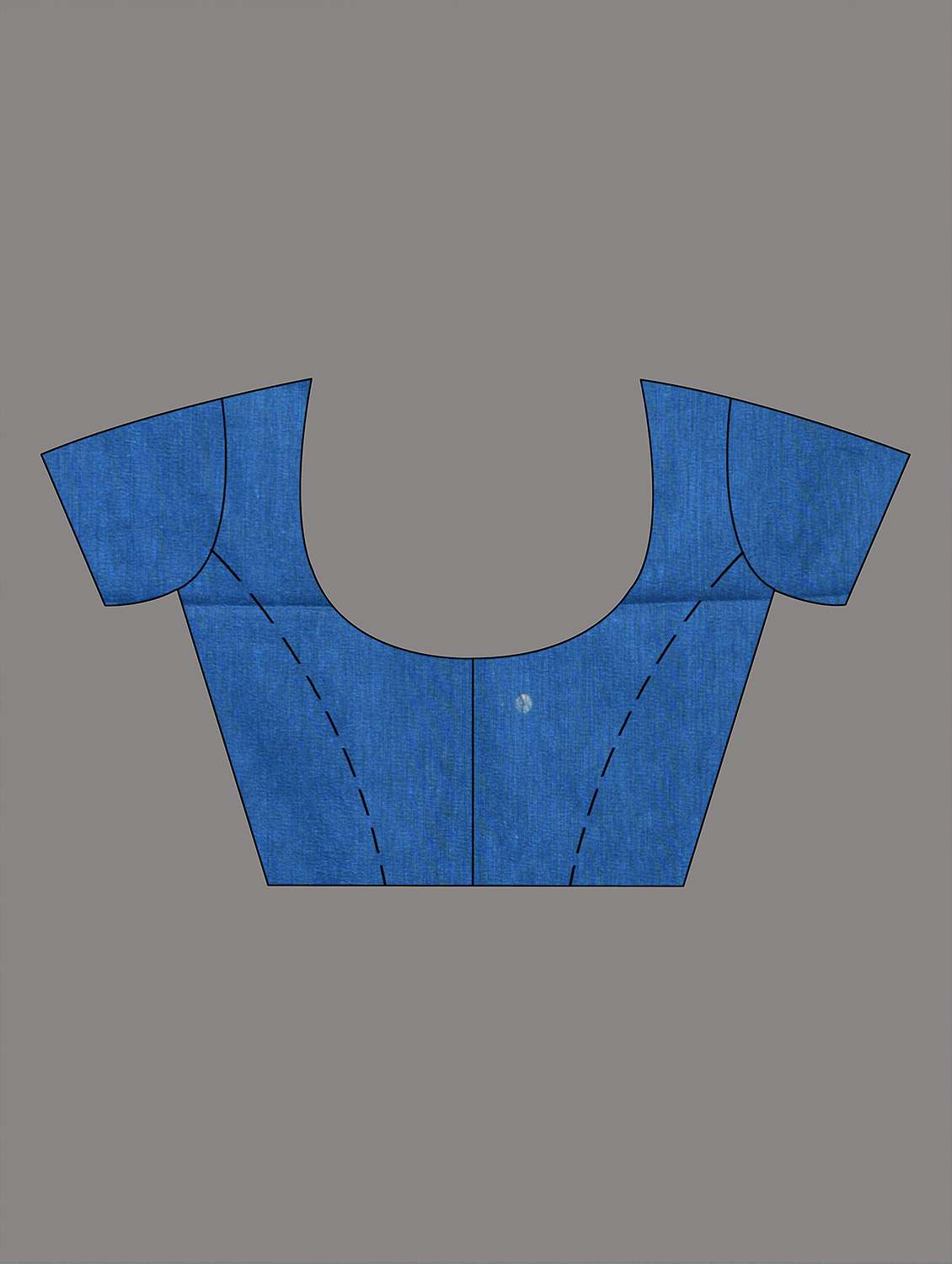 women solid with work handloom saree with blouse - 22060834 -  Standard Image - 5